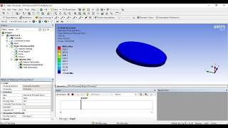 Static structural analysis in ansys