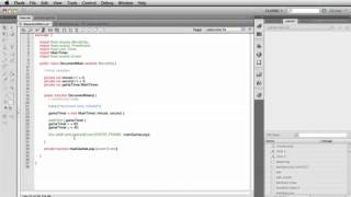 Intro to Actionscript 3 Object Oriented Programming Making a Countdown Clock Timer Mobile clip31