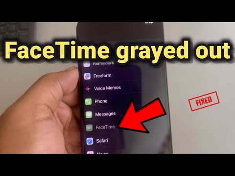 FaceTime is grayed out in iPhone settings : Fix