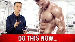How to Grow Your Muscles? – Muscle Building Tips by Dr.Berg