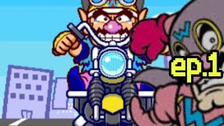 Wario ware touched episodio 1. Wario sulla moto