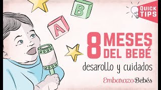 OCTAVO MES del bebé | 8 MES | Desarrollo y cuidados 🏠✅