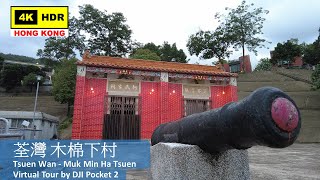 【HK 4K】荃灣 木棉下村 | Tsuen Wan - Muk Min Ha Tsuen | DJI Pocket 2 | 2022.06.21