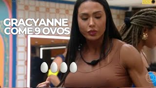 🔴BBB25: GRACYANNE BARBOSA COME NOVE OVOS DURANTE UMA TARDE no BBB25 e IMPRESSIONA INTERNET