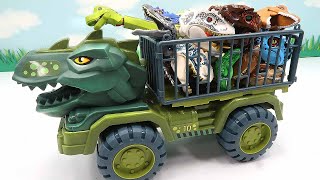 Dinosaur Truck - Tyrannosaurus Truck Arrive at Jurassic World! Dinosaur Lego For Kids