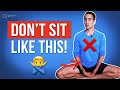 How To Sit for Meditation for Stiff People (EASY METHOD!)