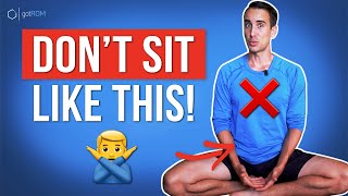 How To Sit for Meditation for Stiff People (EASY METHOD!)