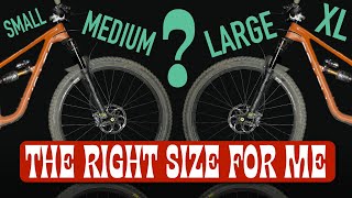 WHAT IS THE RIGHT SIZE MOUNTAIN BIKE FOR ME? Two bikes identical in every way but size.