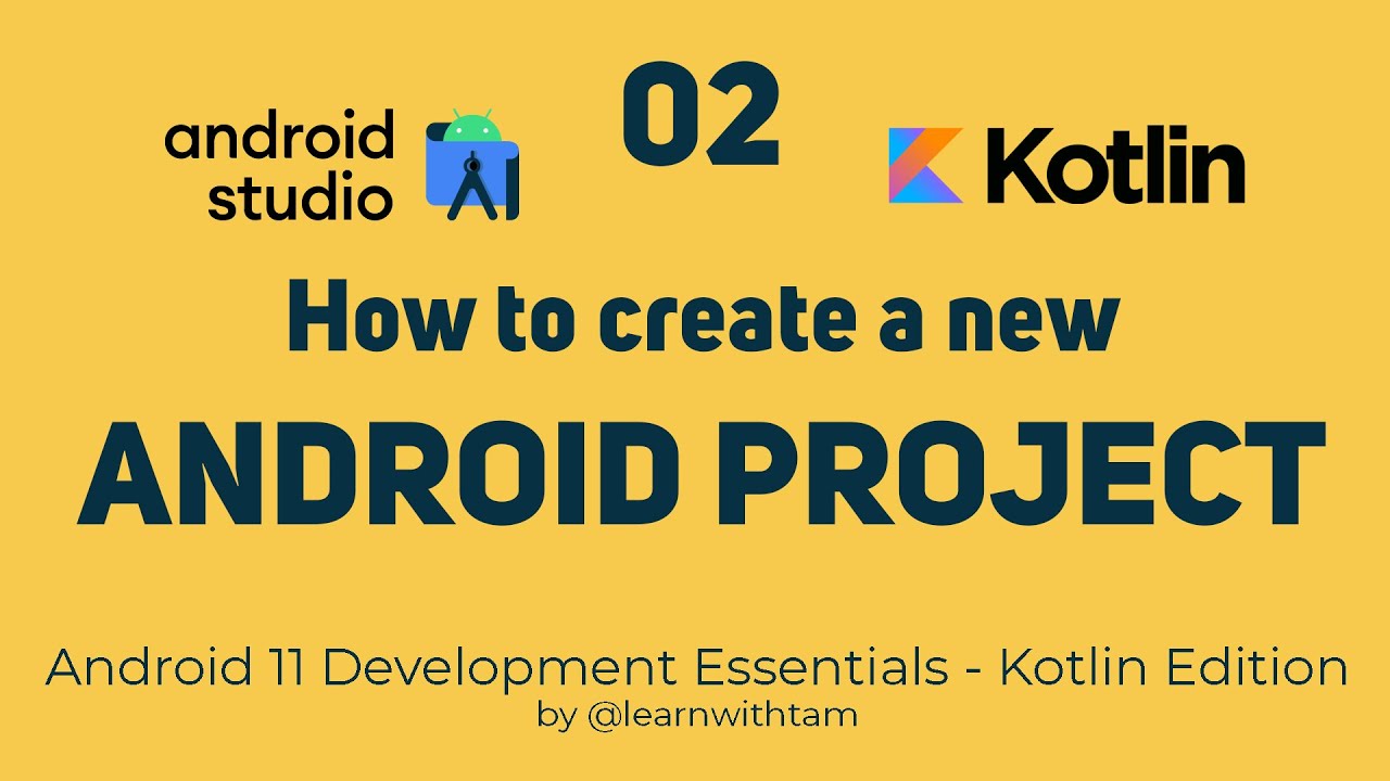 How To Create A New Android Studio Project - YouTube