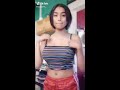 ポロリしないように注意しながらのダンス　tiktok