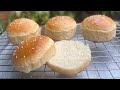 Best Berger Buns Recipe/ No Stand Mixer Burger Buns Recipe/汉堡面包/ขนมปังเบอเกอร์ สูตรนวดมือ ง่ายที่สุด