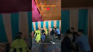 Dhopa teri yaad ma 😂♥️........ Garwali dance✨✨♥️♥️............                  Phadi wedding 💍🎈🎈✨