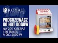 Podgrzewacz do hot dogów Royal Catering RCHW 2000 | Prezentacja produktu