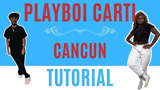 Cancun by Playboi Carti *EASY DANCE TUTORIAL (beginner friendly)