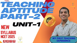 Teaching aptitude for NCET 2025 Part-2 /Unit-1/ancient education प्राचीन शिक्षा