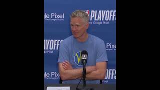 Steve Kerr weighs in on what happened to allow a 4th quarter Lakers run #shorts