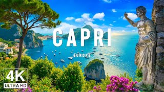 Capri 4K – A Mediterranean Gem of Stunning Cliffs, Azure Waters, and Timeless Elegance