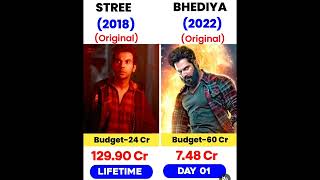 Stree vs Bhediya movie comparison #shorts #movie #boxofficecollection #comparison