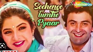Sochenge Tumhe Pyar Remix || Deewana| Rishi Kapoor, Divya Bharti|| Kumar Sanu Songs| 90s Hits Songs