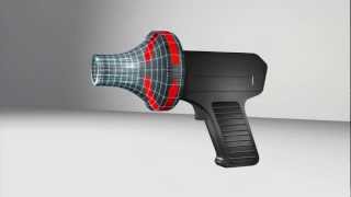 Vortex gun fires rings of air that could deliver pepper spray, tear gas