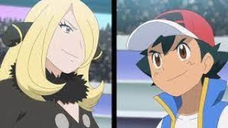 Ash vs Cynthia Pokemon journeys episode 123 English sub