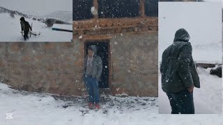 YOĞUN KAR YAĞIŞI ALTINDA ZORLU KÖY YAŞAMI.. CHALLENGİNG VİLLAGE LİFE UNDER HEAVY SNOWFALL