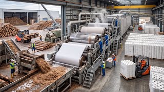 How Tissue Paper Is Made in Factories (Start to Finish) 🧻