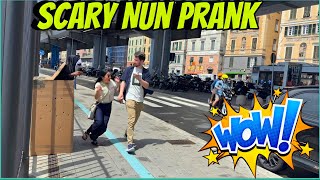 Craziest Nun prank / y’all going to feel this one 👹#prank #funny #fun