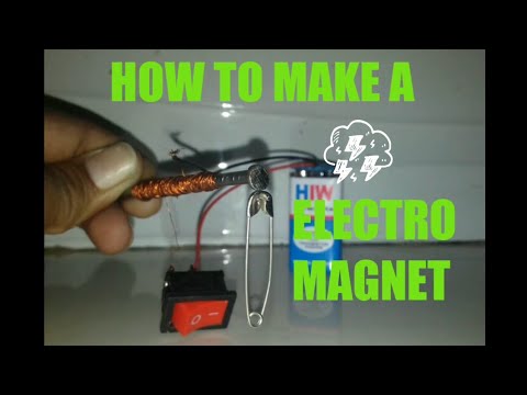 How To Make Electro Magnet /science Project /for School. - YouTube