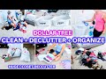 EXTREME CLEAN WITH ME DECLUTTER ORGANIZE | SPEED CLEANING MOTIVATION |CLOSET DECLUTTER | DOLLAR TREE