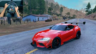 Toyota GR Supra - Forza Horizon 5 | Logitech g29 gameplay