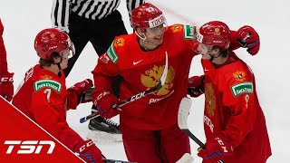 Amirov helps Russia end Sweden's 54-game group stage winning streak