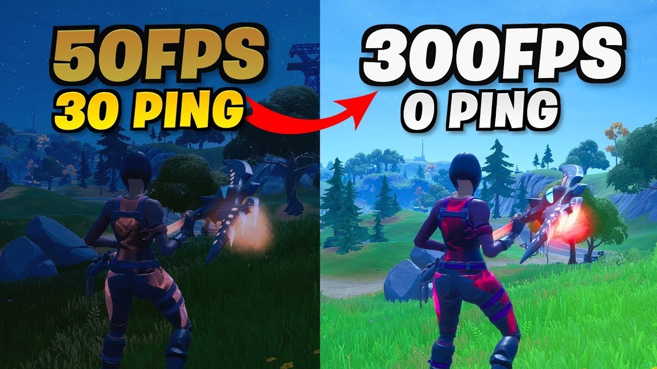 COMMENT AVOIR + DE FPS ET UN MEILLEUR PING SUR FORTNITE - YouTube