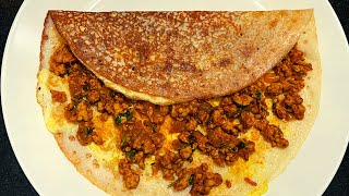 Chicken keema Dosa |టేస్టి చికెన్ ఖీమా దోశ ని ఇలా చేసిచూడండి|Chicken Dosa in telugu|Kari dosa recipe