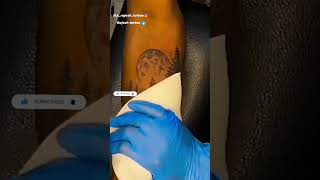 wolf with forest tattoo on boys forearm #youtube #video_mens forest tattoos