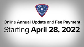 District 207 - Annual Update & Fee Payment: 2022-23 school year