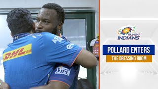 Pollard enters the dressing room after epic MI vs CSK chase | एमआइ बनाम सीऐसके | IPL 2021