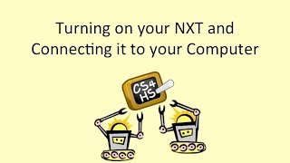 MOOC Week2 Lesson 7: Connecting the Robot to Your Computer
