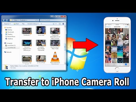 How to transfer photos/videos from computer to iphone camera roll How to transfer photos/videos from computer to iphone camera roll