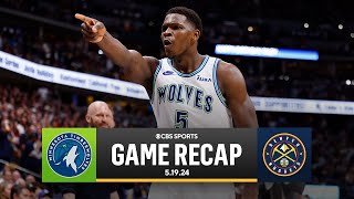 2024 NBA Playoffs: Timberwolves complete COMEBACK over Nuggets, head to Conf. Finals | CBS Sports