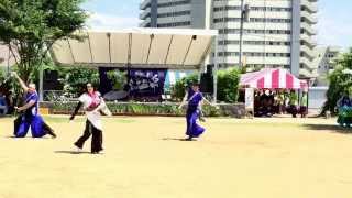 せんだい緑舞会「華乃鼓」 玉名温泉夢祭り2015