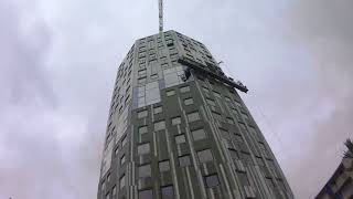 Timelapse bouw woontoren De Helix van Nijestee