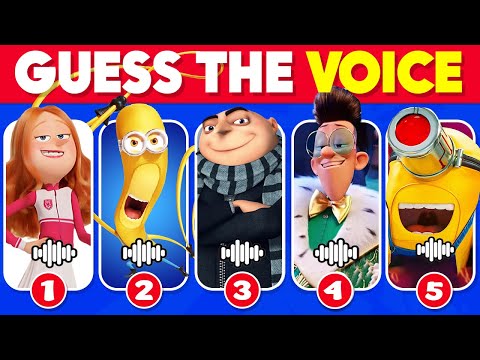 Guess The Despicable Me 4 Characters By Their Voice…! Mega Minion Quiz