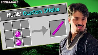 Minecraft But, You Get Custom Sticks