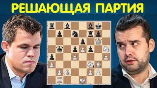 Магнус КАРЛСЕН – Ян НЕПОМНЯЩИЙ | Champions Chess Tour 2024 | Шахматы