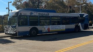 CTtransit 2016 New Flyer Industries XD40 #1601 Ride on route 507