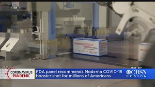 FDA Panel Recommends Moderna COVID Booster Shot For Millions Of Americans