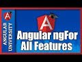 💥 Angular ngFor - Learn All Features
