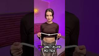 Rope Around Neck Magic Trick โ So Easy Yet So Cool! ๐งโโ๏ธ๐ช #youtubeshorts #shorts #magic