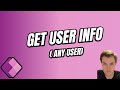 Get User Info of Any User (logged or selected by user) in Power Apps